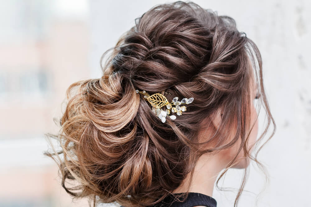 Woman with hair Accessories