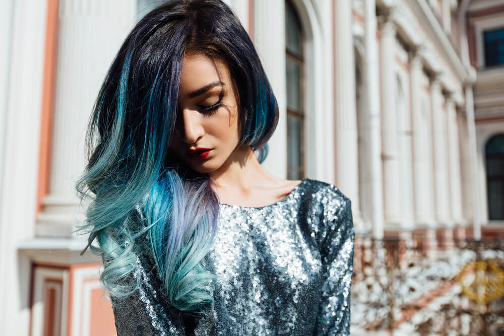 Two toned new year hair trends