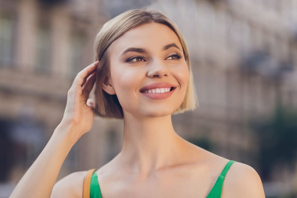 Short bob haircut