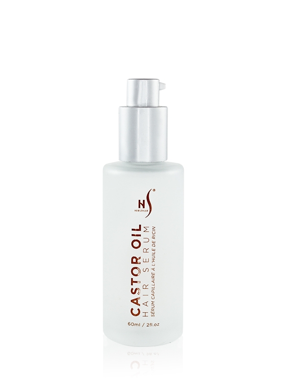 Herstyler Castor Oil Hair Serum Bottle