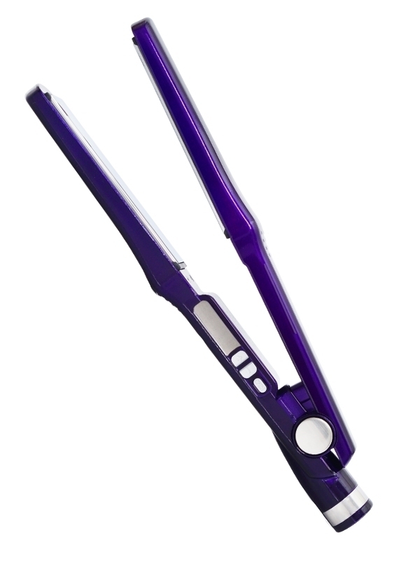 herstyler digital titanium violet hair straightener