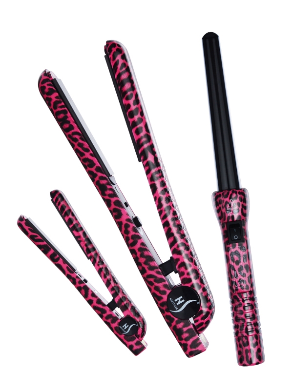 HerStyler Pink Leopard Complete Set